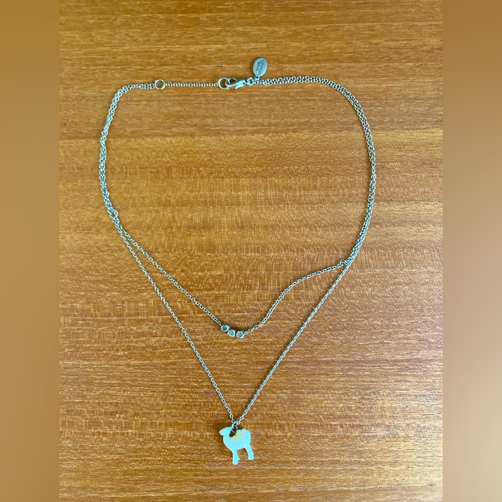 Adorable Club Monaco camel pendant necklace